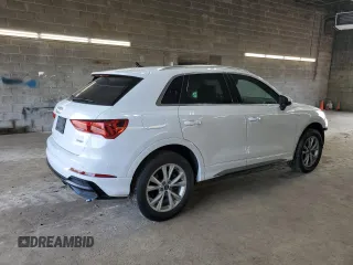 2021 Audi Q3 S line Premium z VIN WA1DECF33M1100304, wystawiony jako Copart lot #58722335 z przebiegiem 26 043 mil mil oraz Szkoda całkowita • Salvage title. Historia ofert i sprzedaży dostępna na DreamBid. Obrazek 3.