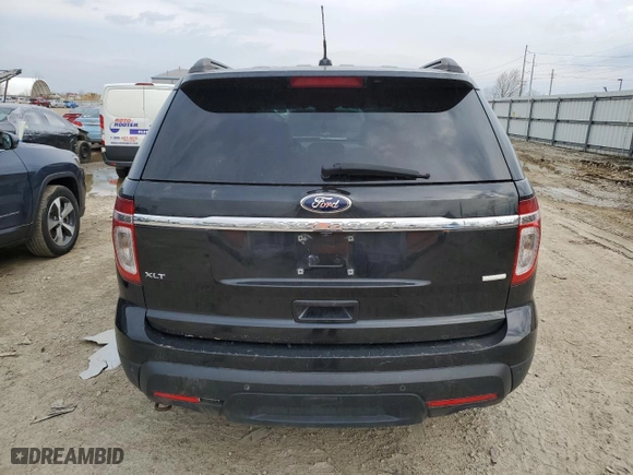 2013 Ford Explorer XLT with VIN 1FM5K8D8XDGA72556, listed as a Copart auction lot 52947915 with 0 mi miles and Clean Title. Bid and sale history available at carsss.com. Image 6.