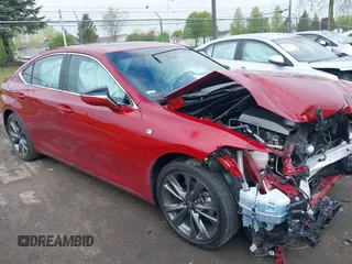2021 Lexus ES 350 F Sport z VIN 58AGZ1B10MU099597, wystawiony jako IAAI lot #42186734 z przebiegiem 27 547 mil mil oraz . Historia ofert i sprzedaży dostępna na DreamBid. Obrazek 1.