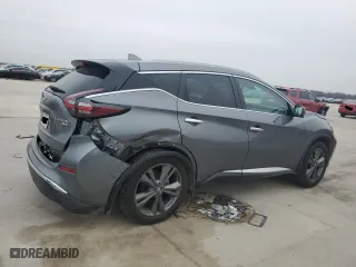 2020 Nissan Murano Platinum with VIN 5N1AZ2DS5LN165983, listed as a Copart auction lot 43729475 with 61,104 mi miles and Clean Title. Bid and sale history available at carsss.com. Image 3.