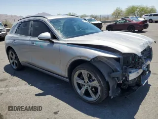 2023 Genesis GV70 2.5T with VIN KMUMADTB6PU096459, listed as a Copart auction lot 60824135 with 29,743 mi miles and Salvage title. Bid and sale history available at DreamBid. Image 4.