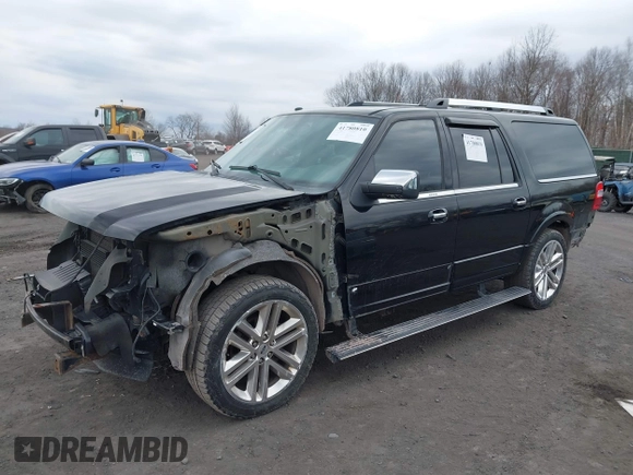 2016 Ford Expedition EL Platinum with VIN 1FMJK1MT4GEF11423, listed as a IAAI auction lot 41780810 with 85,099 mi miles. Bid and sale history available at carsss.com. Image 17.