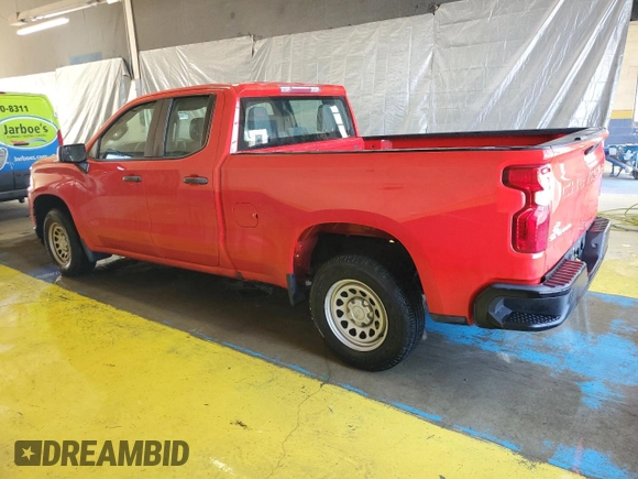 2020 Chevrolet Silverado 1500 Work Truck with VIN 1GCRWAEF1LZ180131, listed as a Copart auction lot 77187734 with 144,983 mi miles and Clean Title. Bid and sale history available at DreamBid. Image 2.