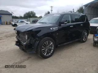 2018 Infiniti QX80 with VIN JN8AZ2NE8J9191467, listed as a Copart auction lot 69625333 with 71,380 mi miles. Bid and sale history available at carsss.com. Image 1.