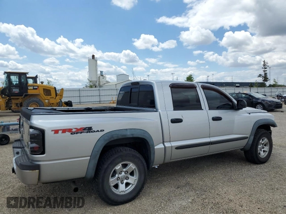 2008 Dodge Dakota with VIN 1D7HW78N58S550147, listed as a Copart auction lot 58793855 with 126,970 mi miles and Salvage title. Bid and sale history available at DreamBid. Image 3.