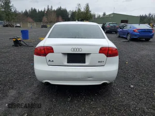 2008 Audi A4 2.0T with VIN WAUAF78E28A140405, listed as a Copart auction lot 51190195 with 169,585 mi miles and Clean title. Bid and sale history available at DreamBid. Image 6.