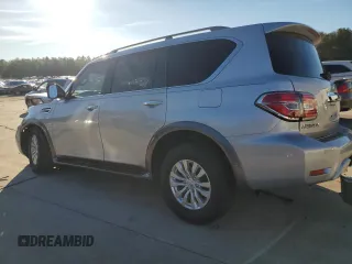 2017 Nissan Armada SV with VIN JN8AY2ND8H9008069, listed as a Copart auction lot 80265754 with 137,009 mi miles and Salvage Title. Bid and sale history available at carsss.com. Image 2.