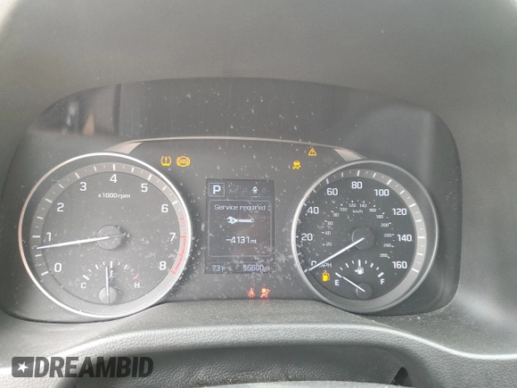 2018 Hyundai Elantra SEL z VIN KMHD84LFXJU599741, wystawiony jako Copart lot #53641575 z przebiegiem 56 600 mil mil oraz Szkoda całkowita • Salvage title. Historia ofert i sprzedaży dostępna na DreamBid. Obrazek 9.