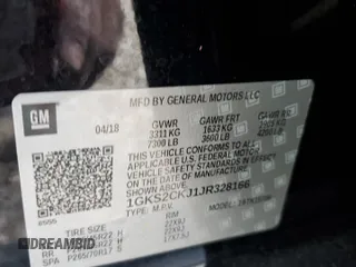 2018 GMC Yukon Denali with VIN 1GKS2CKJ1JR328166, listed as a Copart auction lot 45020505 with 58,311 mi miles and Salvage Title. Bid and sale history available at carsss.com. Image 13.