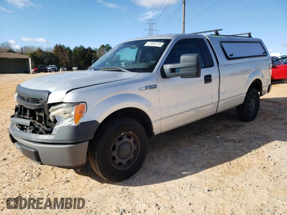 2014 Ford F-150 XL with VIN 1FTPF1CF8EKG24210, listed as a Copart auction lot 47992275 with 148,271 mi miles and Clean title. Bid and sale history available at DreamBid. Image 1.