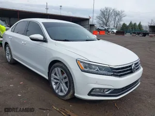 2018 Volkswagen Passat 2.0T SE with VIN 1VWBA7A35JC018885, listed as a IAAI auction lot 41955324 with 107,046 mi miles. Bid and sale history available at carsss.com. Image 1.