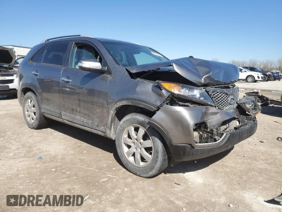 2012 Kia Sorento LX with VIN 5XYKT3A63CG212684, listed as a Copart auction lot 49747395 with Not Provided miles and Salvage Title. Bid and sale history available at DreamBid. Image 4.