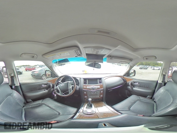2016 Infiniti QX80 with VIN JN8AZ2NF5G9613664, listed as a Copart auction lot 56059585 with 152,309 mi miles and Salvage title. Bid and sale history available at DreamBid. Image 15.