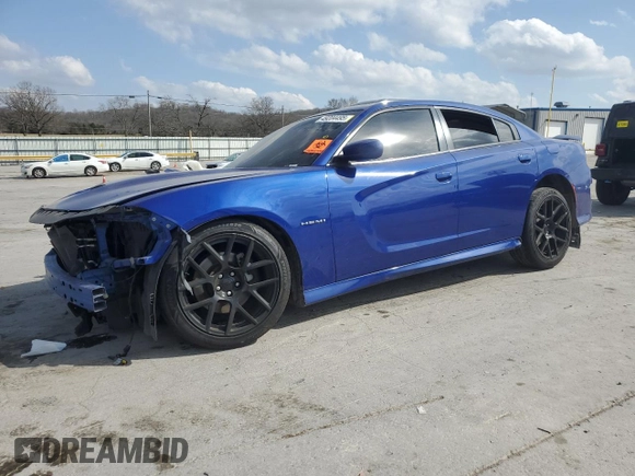 2020 Dodge Charger R/T with VIN 2C3CDXCT3LH219880, listed as a Copart auction lot 49204495 with 73,362 mi miles and Salvage Title. Bid and sale history available at DreamBid. Image 1.