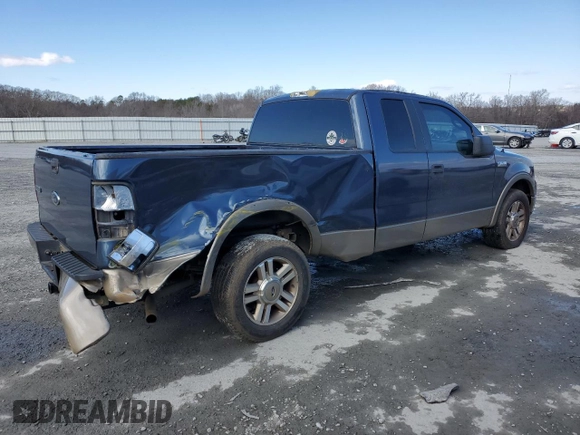 2005 Ford F-150 XLT with VIN 1FTPX12555NA75795, listed as a Copart auction lot 45660345 with 273,069 mi miles and Salvage Title. Bid and sale history available at carsss.com. Image 3.