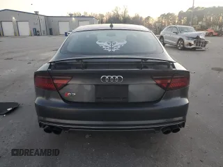 2016 Audi S7 with VIN WAUW2AFC1GN010008, listed as a Copart auction lot 88571445 with 126,480 mi miles and Salvage Title. Bid and sale history available at carsss.com. Image 6.