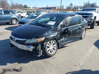 2012 Honda Civic Sdn EX with VIN 2HGFB2F81CH326324, listed as a IAAI auction lot 41645899 with 193,619 mi miles. Bid and sale history available at carsss.com. Image 17.