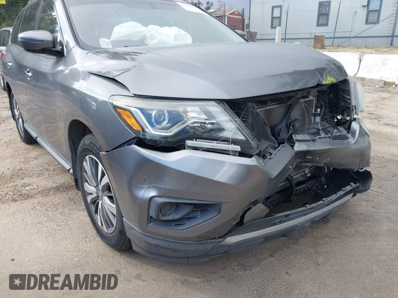 2017 Nissan Pathfinder S with VIN 5N1DR2MN3HC601112, listed as a IAAI auction lot 41949035 with 109,612 mi miles and . Bid and sale history available at DreamBid. Image 17.