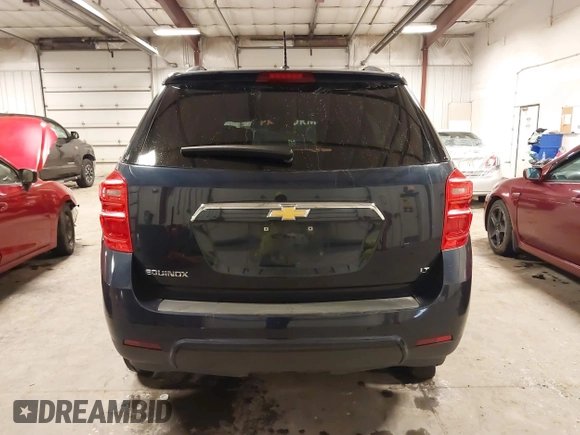 2017 Chevrolet Equinox LT with VIN 2GNALCEK6H1606501, listed as a IAAI auction lot 41742797 with 104,248 mi miles and . Bid and sale history available at DreamBid. Image 16.