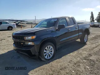2019 Chevrolet Silverado 1500 Custom with VIN 1GCRYBEH8KZ372128, listed as a Copart auction lot 61106394 with 24,289 mi miles and Salvage Title. Bid and sale history available at DreamBid. Image 1.