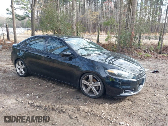 2014 Dodge Dart GT with VIN 1C3CDFEB6ED824524, listed as a IAAI auction lot 41875843 with 96,550 mi miles and . Bid and sale history available at DreamBid. Image 1.