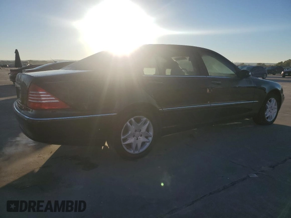 2003 Mercedes-Benz S-Class 4.3L with VIN WDBNG70J33A360525, listed as a Copart auction lot 79266624 with 149,469 mi miles and Clean Title. Bid and sale history available at carsss.com. Image 3.