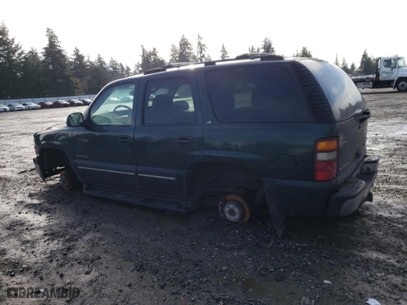 2001 Chevrolet Tahoe LS with VIN 1GNEK13TX1J293579, listed as a Copart auction lot 46943835 with 291,811 mi miles and Salvage Title. Bid and sale history available at carsss.com. Image 2.