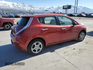 2014 Nissan LEAF SV z VIN 1N4AZ0CP0EC333782, wystawiony jako Copart lot #47541495 z przebiegiem 73 795 mil mil oraz Szkoda całkowita • Salvage title. Historia ofert i sprzedaży dostępna na DreamBid. Obrazek 3.