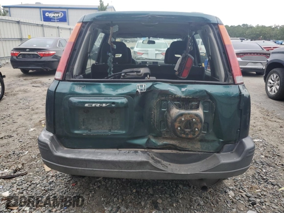 2001 Honda CR-V LX with VIN JHLRD18481S016772, listed as a Copart auction lot 71835094 with 230,824 mi miles and Salvage Title. Bid and sale history available at carsss.com. Image 6.
