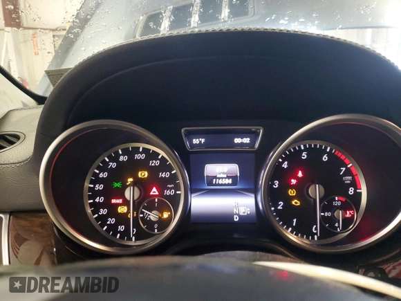 2014 Mercedes-Benz GL 450 with VIN 4JGDF7CE9EA275640, listed as a Copart auction lot 58051745 with 116,584 mi miles and Clean title. Bid and sale history available at DreamBid. Image 9.