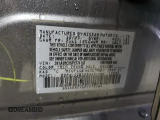 2024 Nissan Sentra SV with VIN 3N1AB8CV6RY274118, listed as a Copart auction lot 52124285 with 34,370 mi miles and Salvage Title. Bid and sale history available at carsss.com. Image 14.