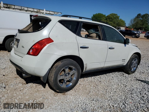 2004 Nissan Murano SL with VIN JN8AZ08T54W210416, listed as a Copart auction lot 52399365 with Not Provided miles and Salvage Title. Bid and sale history available at DreamBid. Image 3.