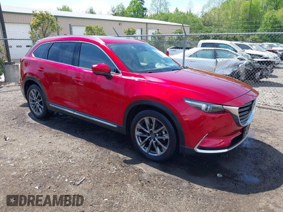 2020 Mazda CX-9 Signature with VIN JM3TCBEY4L0413789, listed as a IAAI auction lot 42097188 with 102,541 mi miles and . Bid and sale history available at carsss.com. Image 1.