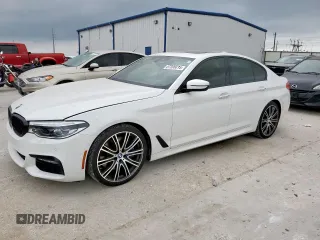 2018 BMW 5 Series 540i with VIN WBAJE5C58JG917669, listed as a Copart auction lot 57396815 with 117,967 mi miles and Salvage title. Bid and sale history available at DreamBid. Image 1.