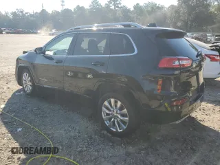 2016 Jeep Cherokee Overland with VIN 1C4PJLJS9GW297855, listed as a Copart auction lot 74024414 with 163,578 mi miles and Salvage title. Bid and sale history available at DreamBid. Image 2.