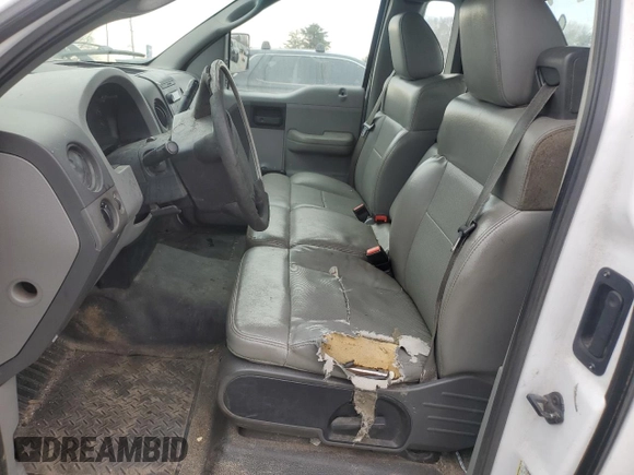 2008 Ford F-150 XL with VIN 1FTRF12258KE43920, listed as a Copart auction lot 46940245 with 152,446 mi miles and Salvage Title. Bid and sale history available at carsss.com. Image 7.