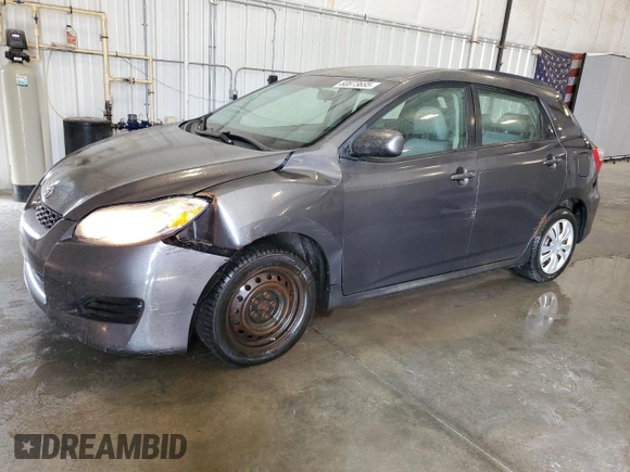 2009 Toyota Matrix S with VIN 2T1LE40E79C011596, listed as a Copart auction lot 60873695 with 207,692 mi miles and Salvage title. Bid and sale history available at DreamBid. Image 1.