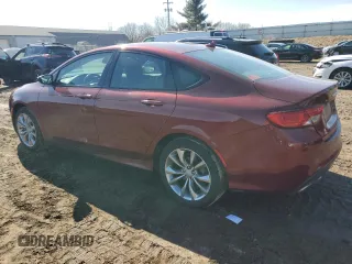 2015 Chrysler 200 S z VIN 1C3CCCBB6FN566037, wystawiony jako Copart lot #48161095 z przebiegiem 112 406 mil mil oraz Czysty tytuł • Clean title. Historia ofert i sprzedaży dostępna na DreamBid. Obrazek 2.