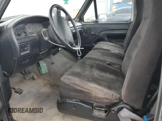 1995 Ford F-150 with VIN 2FTEF15N0SCA33333, listed as a Copart auction lot 49594735 with 186,762 mi miles and Salvage Title. Bid and sale history available at carsss.com. Image 7.