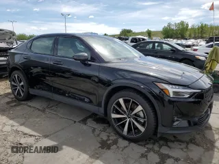 2022 Polestar 2 with VIN LPSED3KA4NL075526, listed as a Copart auction lot 55479044 with 9,220 mi miles and Salvage Title. Bid and sale history available at carsss.com. Image 4.