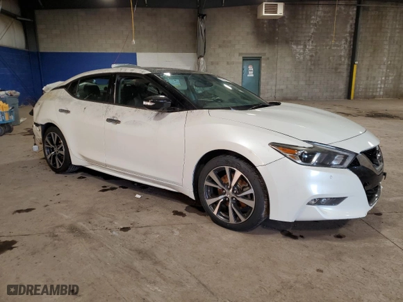 2017 Nissan Maxima SV with VIN 1N4AA6AP8HC440130, listed as a Copart auction lot 83449764 with 80,323 mi miles and Salvage Title. Bid and sale history available at carsss.com. Image 4.