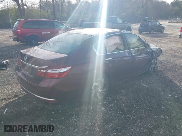 2017 Honda Accord LX with VIN 1HGCR2F37HA107232, listed as a IAAI auction lot 41825973 with 209,004 mi miles. Bid and sale history available at carsss.com. Image 4.