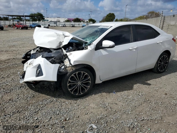 2016 Toyota Corolla L with VIN 5YFBURHE5GP544088, listed as a Copart auction lot 51595595 with 0 mi miles and Salvage Title. Bid and sale history available at carsss.com. Image 1.