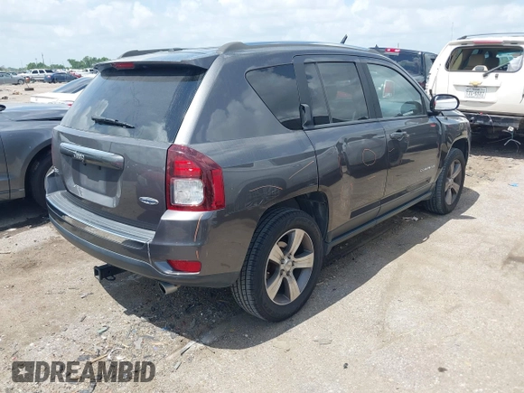 2016 Jeep Compass High Altitude with VIN 1C4NJDEB2GD730774, listed as a IAAI auction lot 42525209 with 143,193 mi miles and . Bid and sale history available at DreamBid. Image 4.