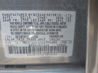 2015 Nissan Sentra S with VIN 3N1AB7AP6FY242554, listed as a IAAI auction lot 42064770 with 171,288 mi miles. Bid and sale history available at carsss.com. Image 9.