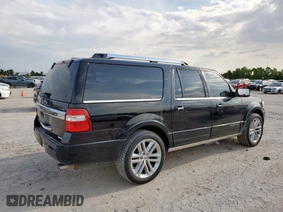 2017 Ford Expedition Max Platinum z VIN 1FMJK1LTXHEA41403, wystawiony jako Copart lot #65591195 z przebiegiem 209 842 mil mil oraz Szkoda całkowita • Salvage title. Historia ofert i sprzedaży dostępna na DreamBid. Obrazek 3.