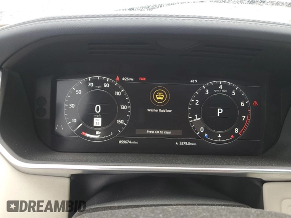 2018 Land Rover Range Rover HSE z VIN SALGS2SVXJA508865, wystawiony jako Copart lot #51896025 z przebiegiem 59 674 mil mil oraz Szkoda całkowita • Salvage title. Historia ofert i sprzedaży dostępna na DreamBid. Obrazek 9.
