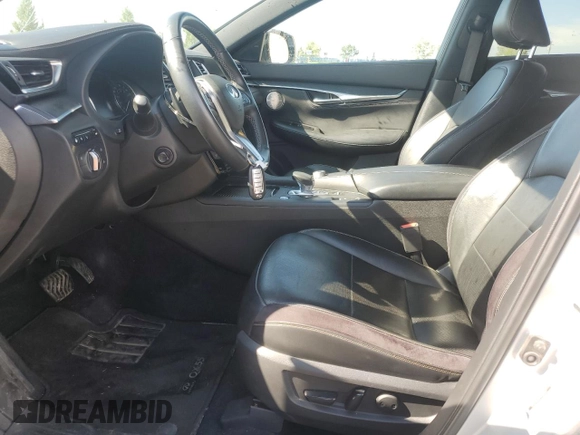 2022 Infiniti QX55 Sensory with VIN 3PCAJ5L31NF105496, listed as a Copart auction lot 66185705 with 42,051 mi miles and Salvage title. Bid and sale history available at DreamBid. Image 7.