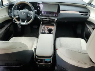 2023 Lexus RX with VIN 2T2BAMCA0PC024960, listed as a Copart auction lot 50072655 with 15,149 mi miles and Salvage Title. Bid and sale history available at carsss.com. Image 8.