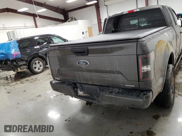 2020 Ford F-150 XL with VIN 1FTEX1EP5LKD63481, listed as a Copart auction lot 41990225 with 54,351 mi miles and Salvage Title. Bid and sale history available at carsss.com. Image 6.